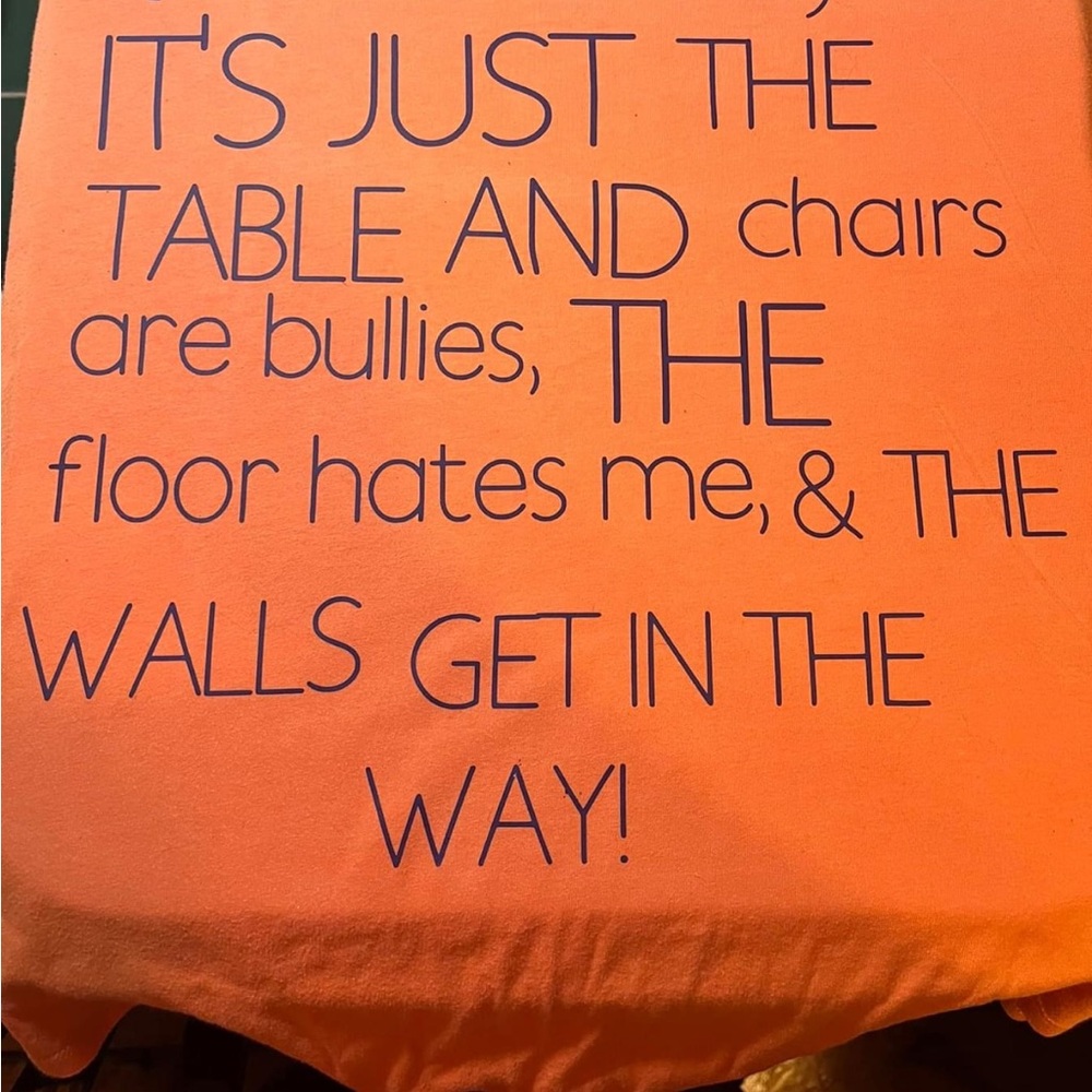 Orange Graphic T-Shirt